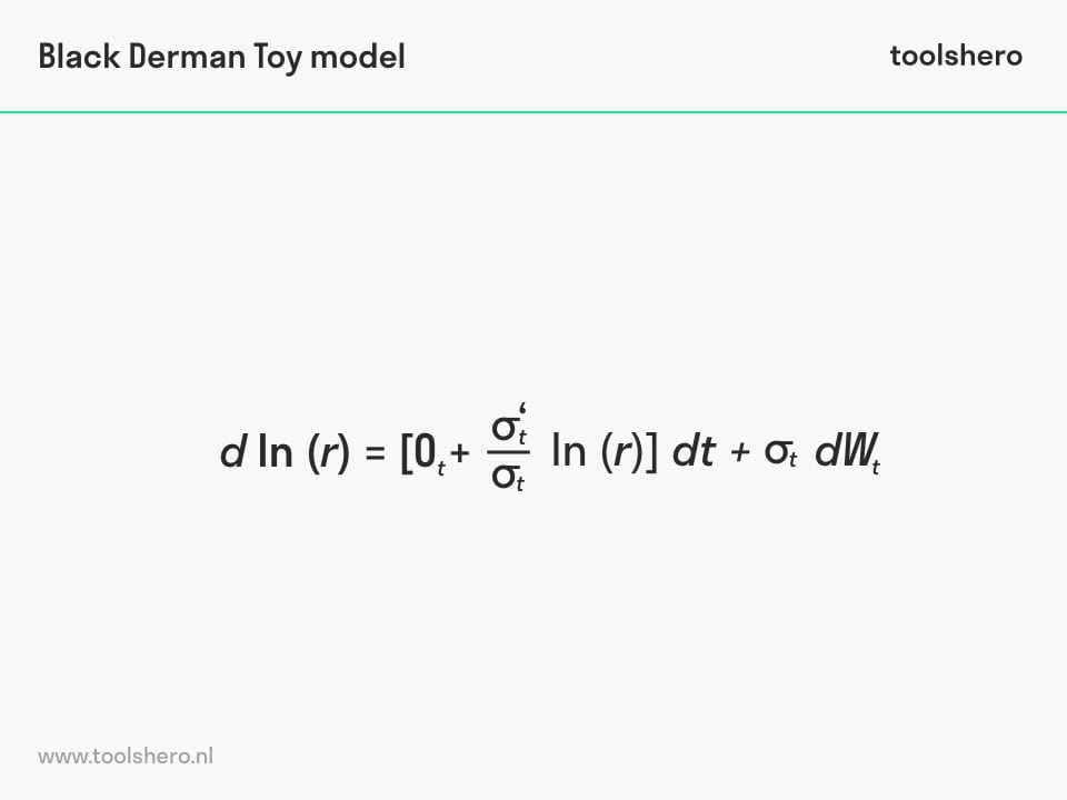 Black Derman Toy model formule - Toolshero